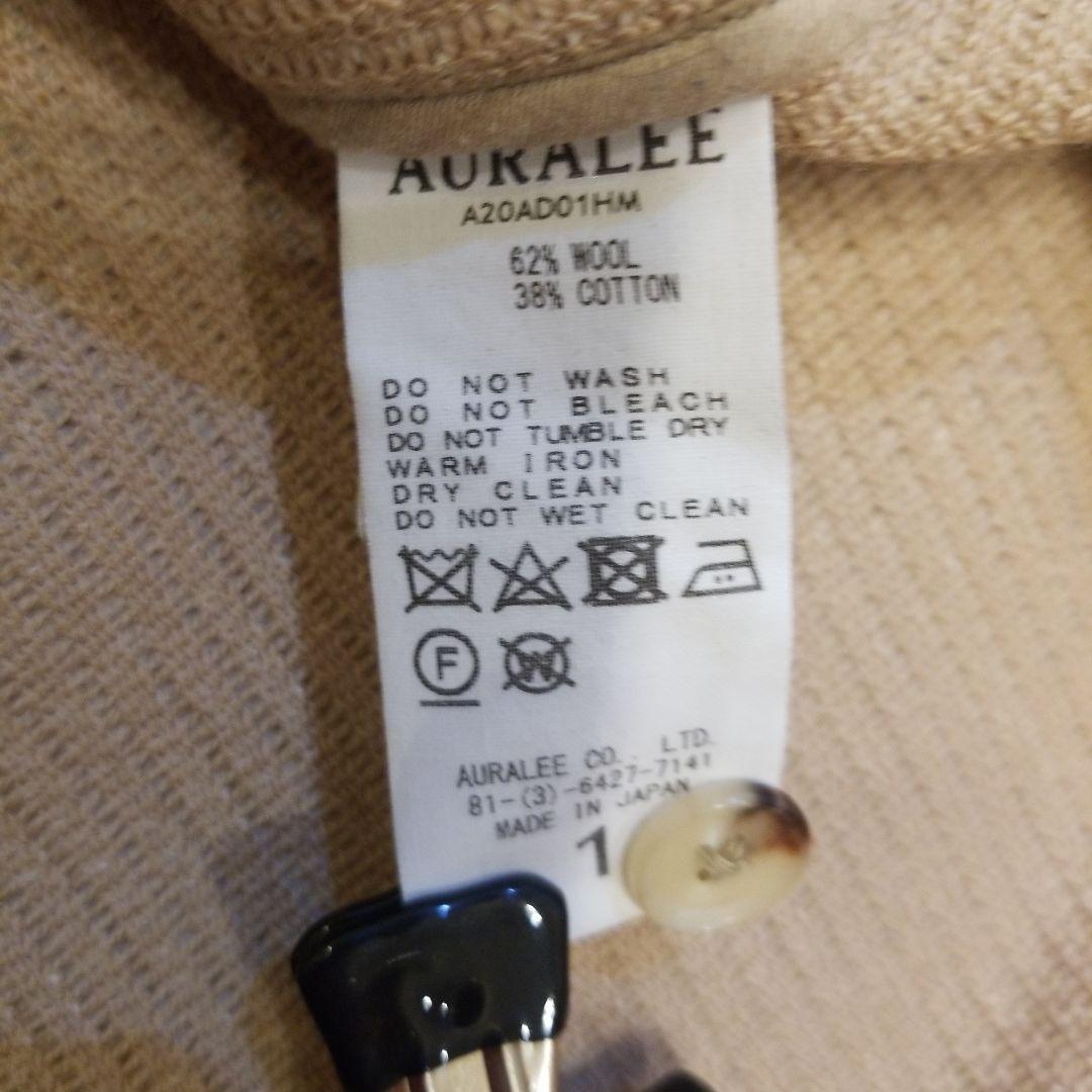 AURALEE ベージュ 長袖シャツワンピース サイズ1