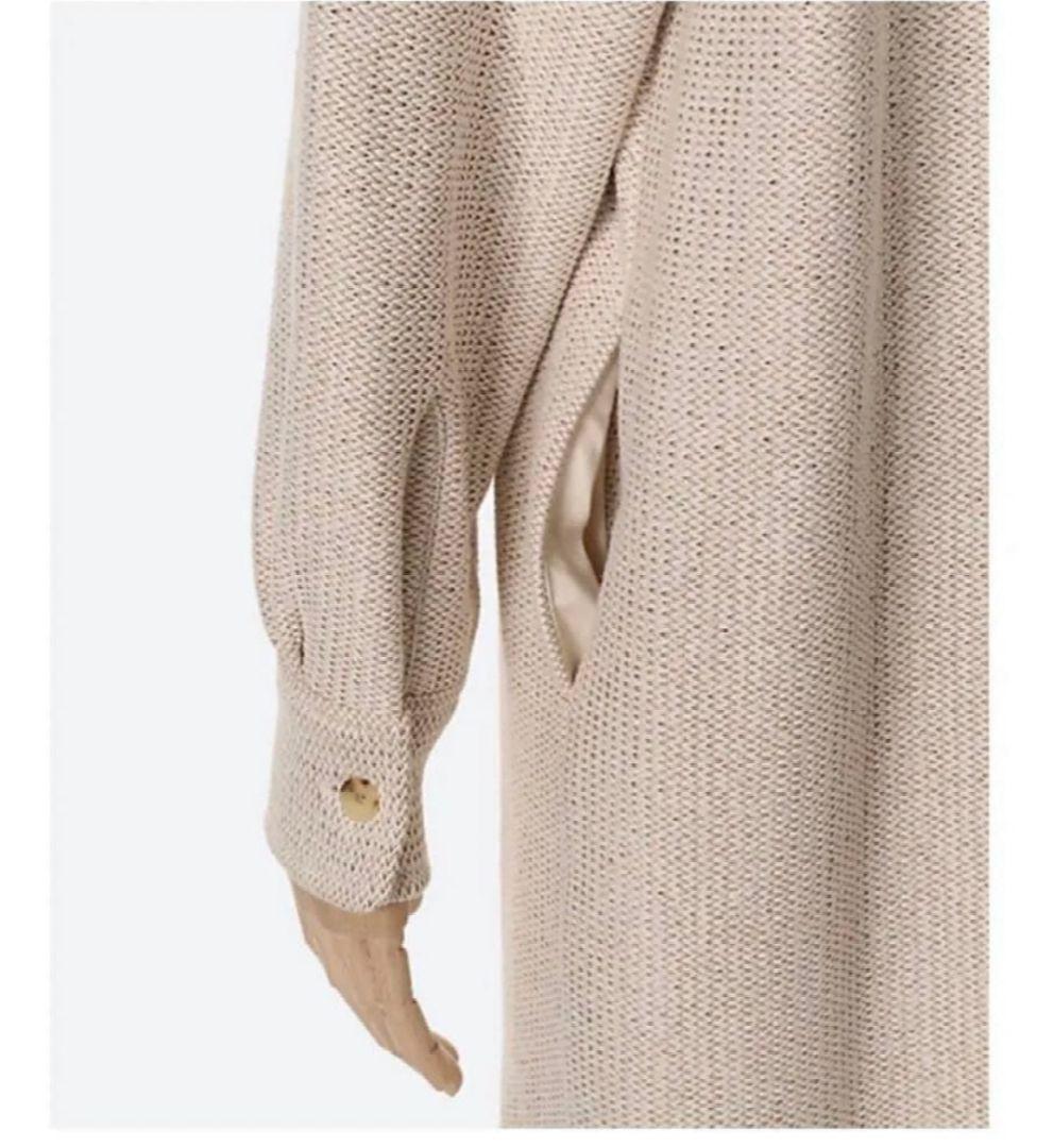 AURALEE ベージュ 長袖シャツワンピース サイズ1