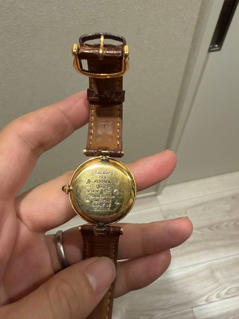 カルティエ　マスト　ヴェルメイユ　Cartier 時計