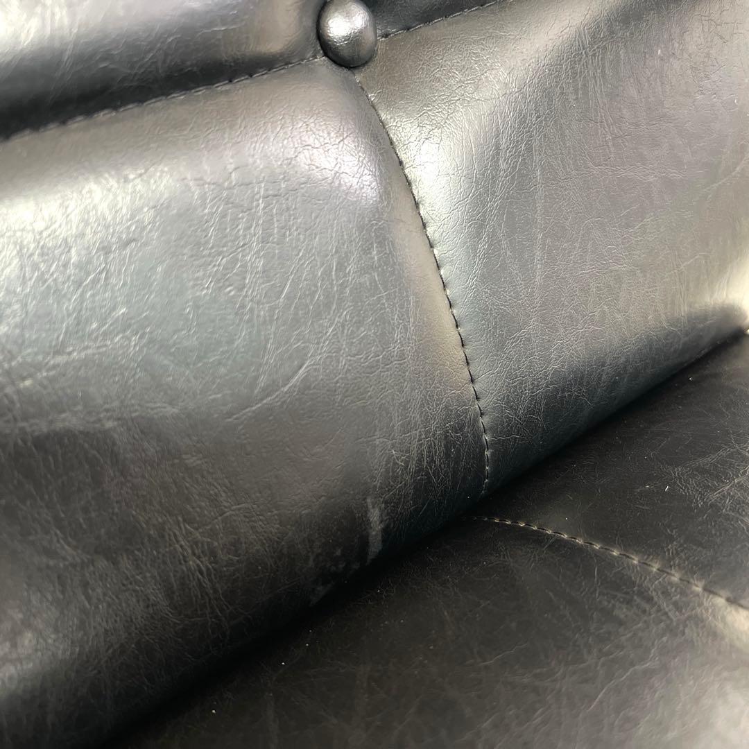 カリモク・Kチェア・1シーター・一人がけ・スタンダードブラック・破れなし