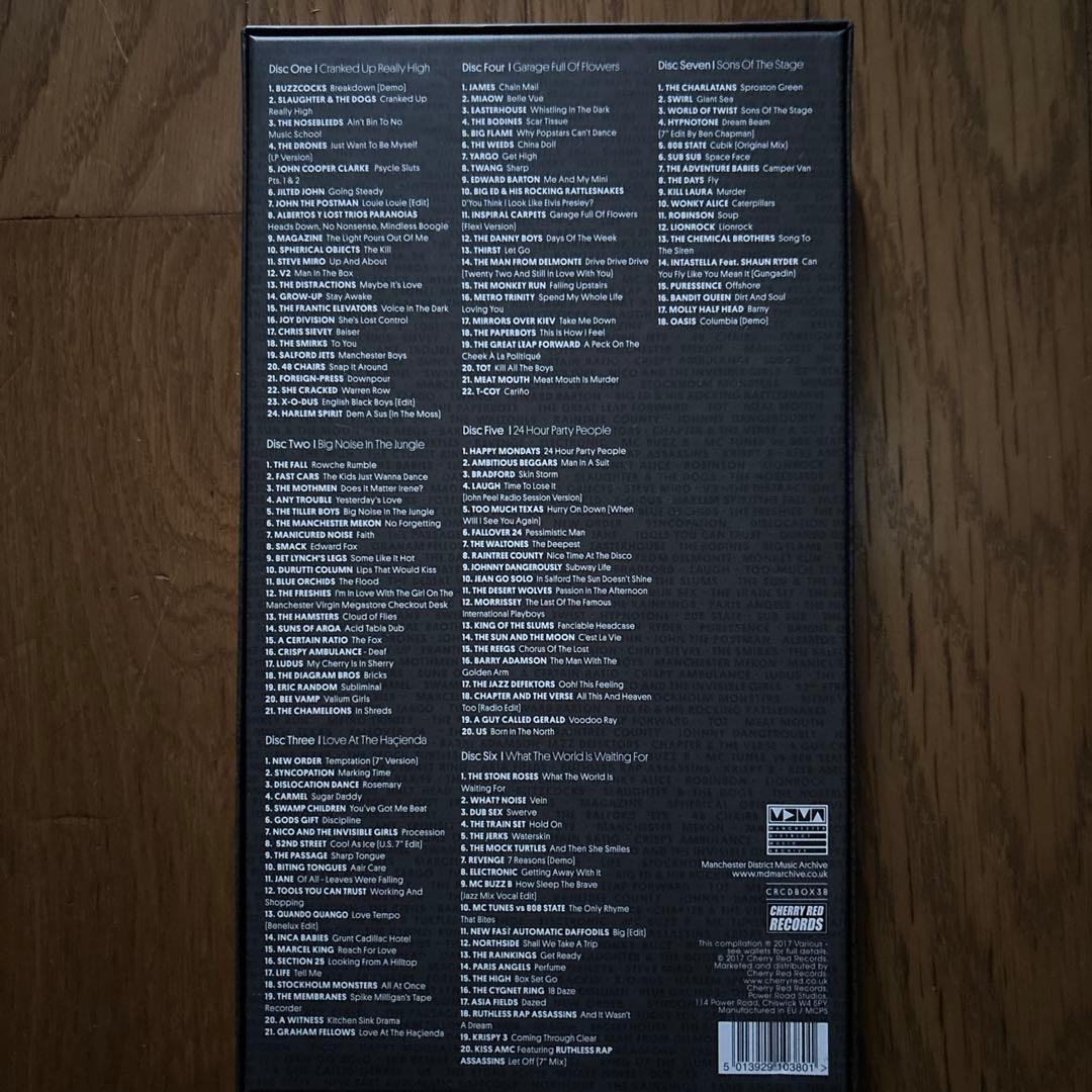 洋楽 ManchesterCDbox oasis stone roses others