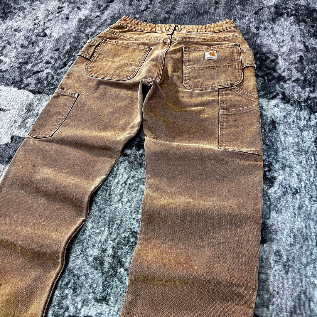 コメ欄セール！一点物 雰囲気系 フェードブラウン W38 極太ワーク