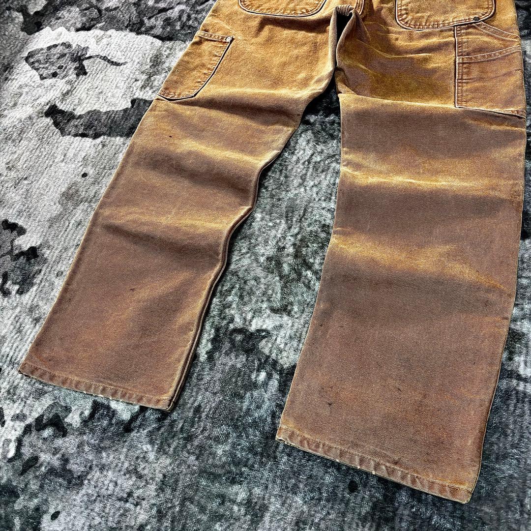 コメ欄セール！一点物 雰囲気系 フェードブラウン W38 極太ワーク