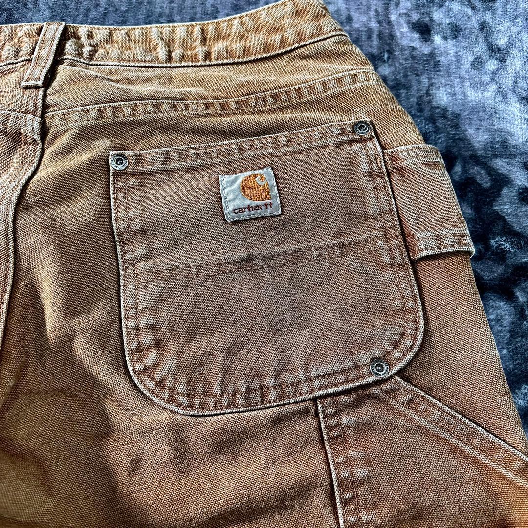 コメ欄セール！一点物 雰囲気系 フェードブラウン W38 極太ワーク