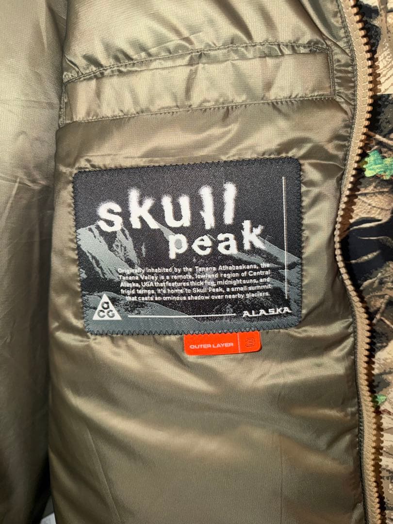 【極美品】Nike skull peak ACGダウンジャケットXXL