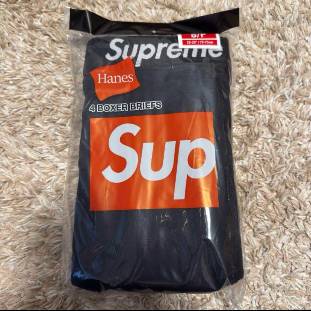 Supreme × Hanes ボクサーパンツ 黒 BLACK