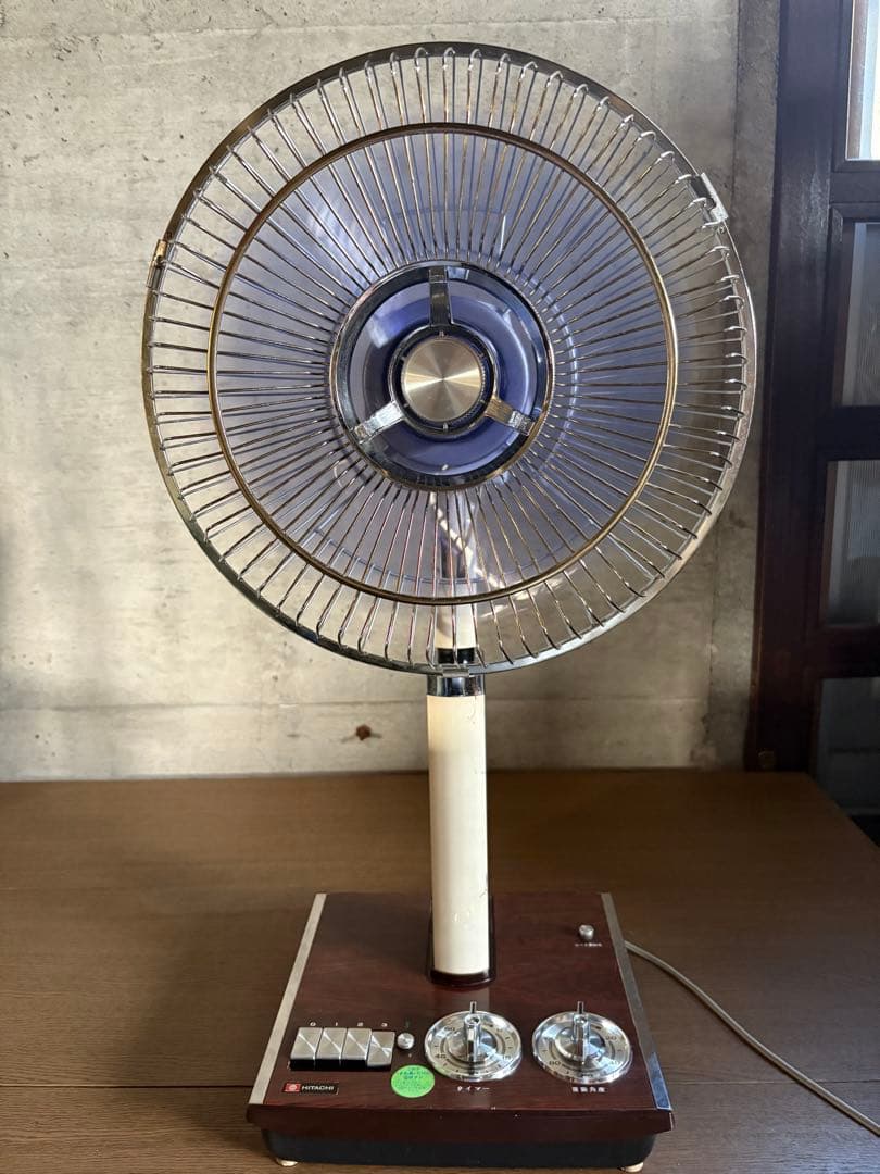 当時物　日立 H-654 扇風機 元箱付き 昭和 レトロ HITACHI