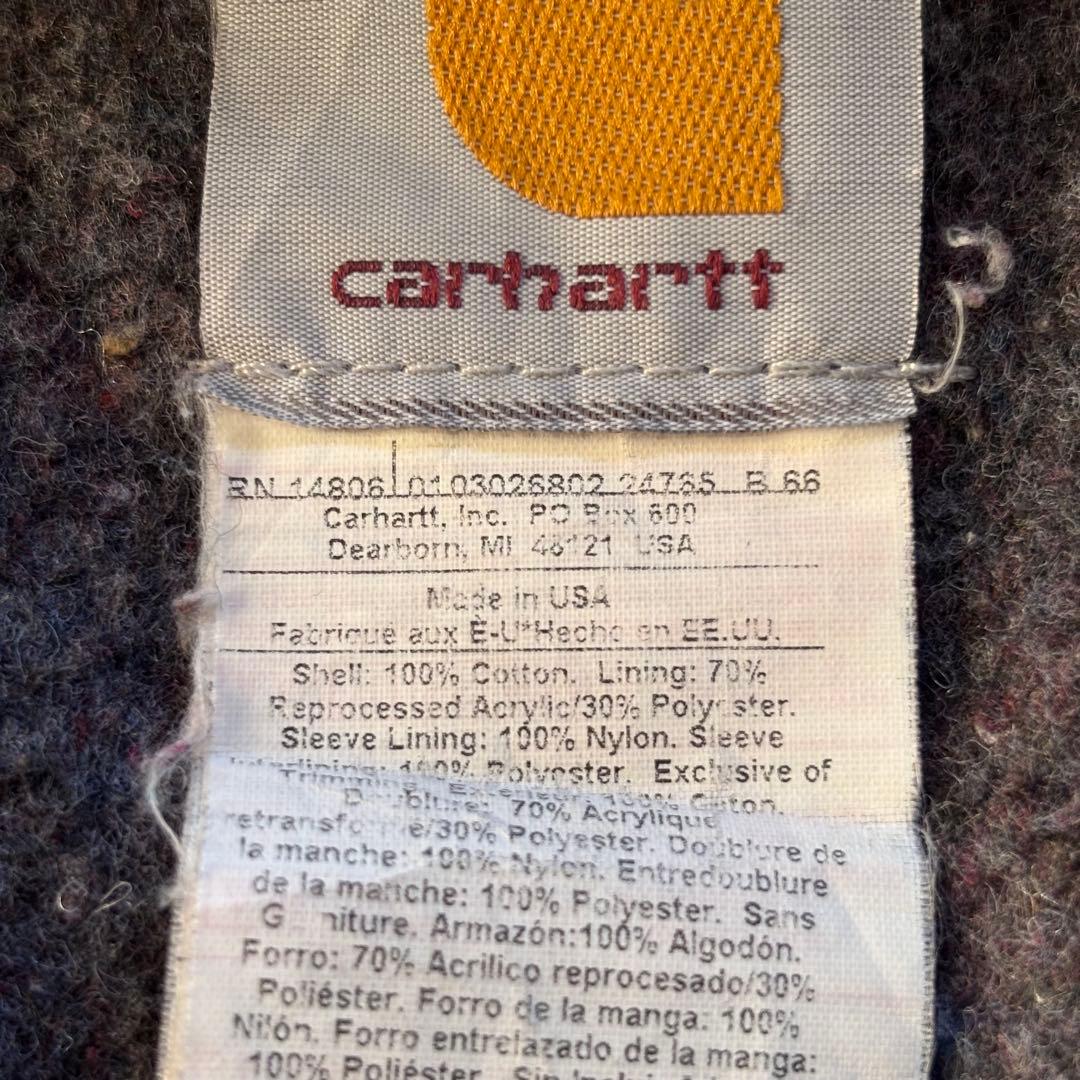 【BORO】カーハート チョアコート USA製 フェード ダメージ ビンテージ