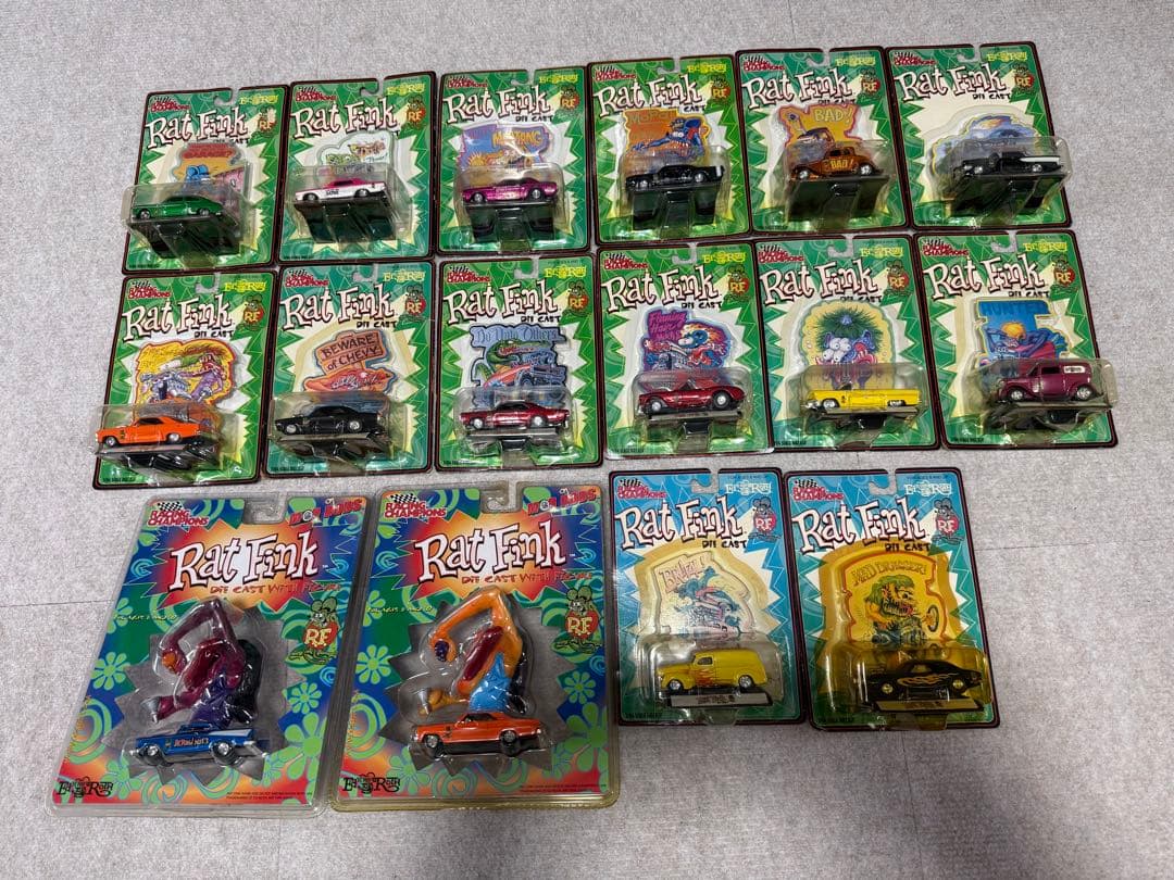 Rat Fink ラットフィンク ミニカー 16台セット ホットウィル アメ車