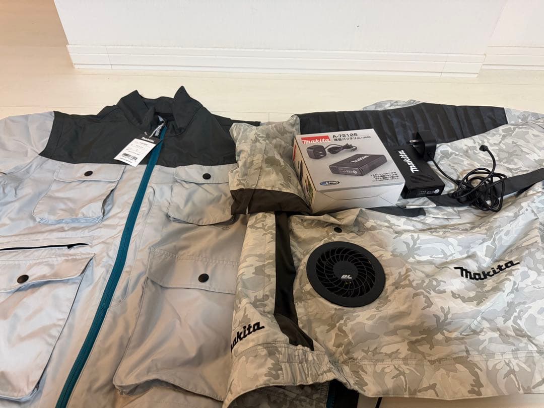 Makita 空調服 2着　バッテリー　ファン　フルセット