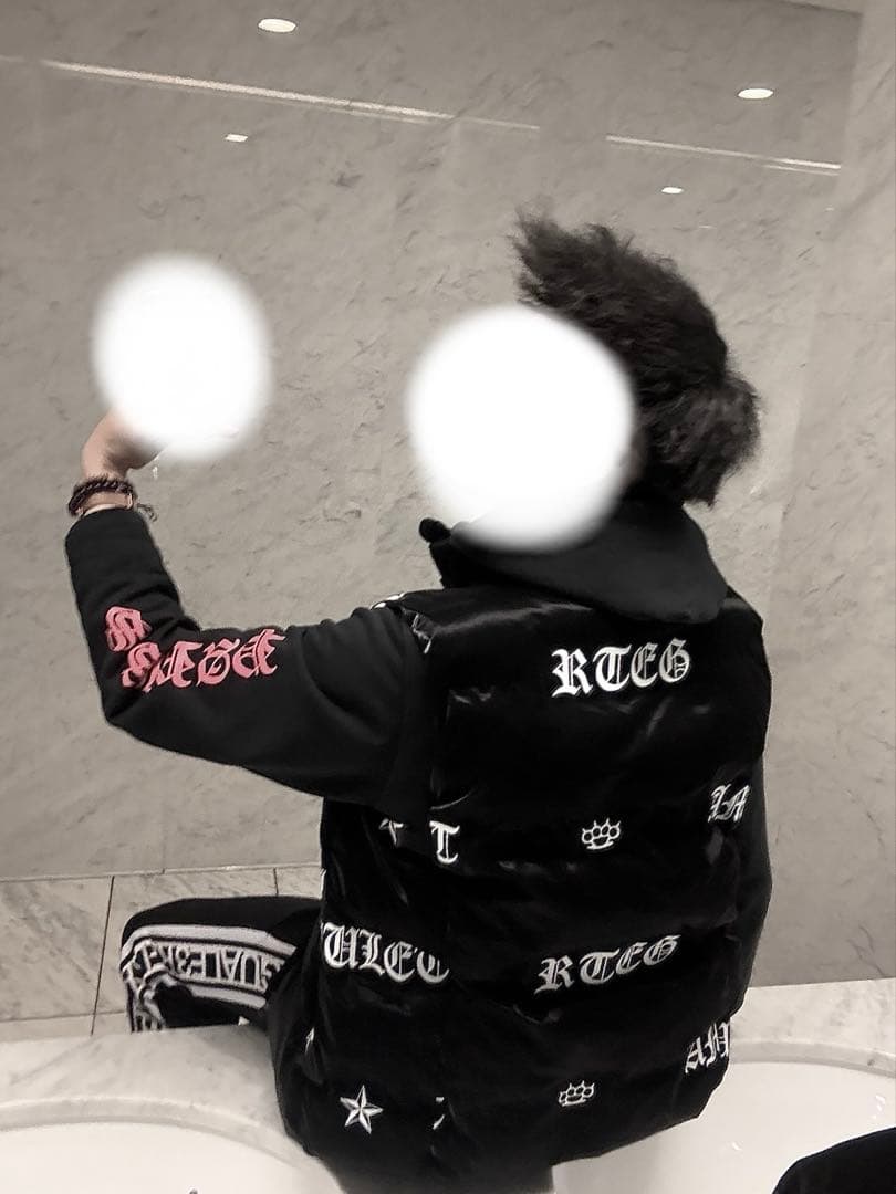 アダムスジャグラー RTEG ロゴダウンベスト 廃盤 レア やりらふぃー