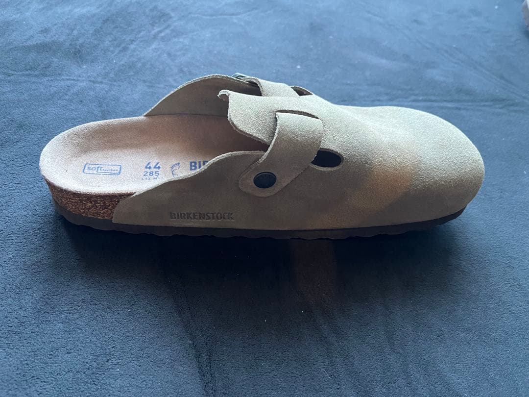 美品 Birkenstock ボストン スエードレザー トープ44(28.5㎝)