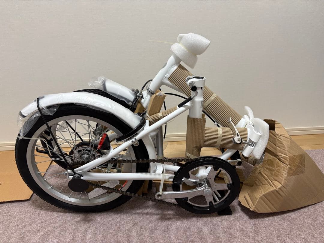 CAPTAIN STAG CS FOLDING BIKE 16インチ ホワイト