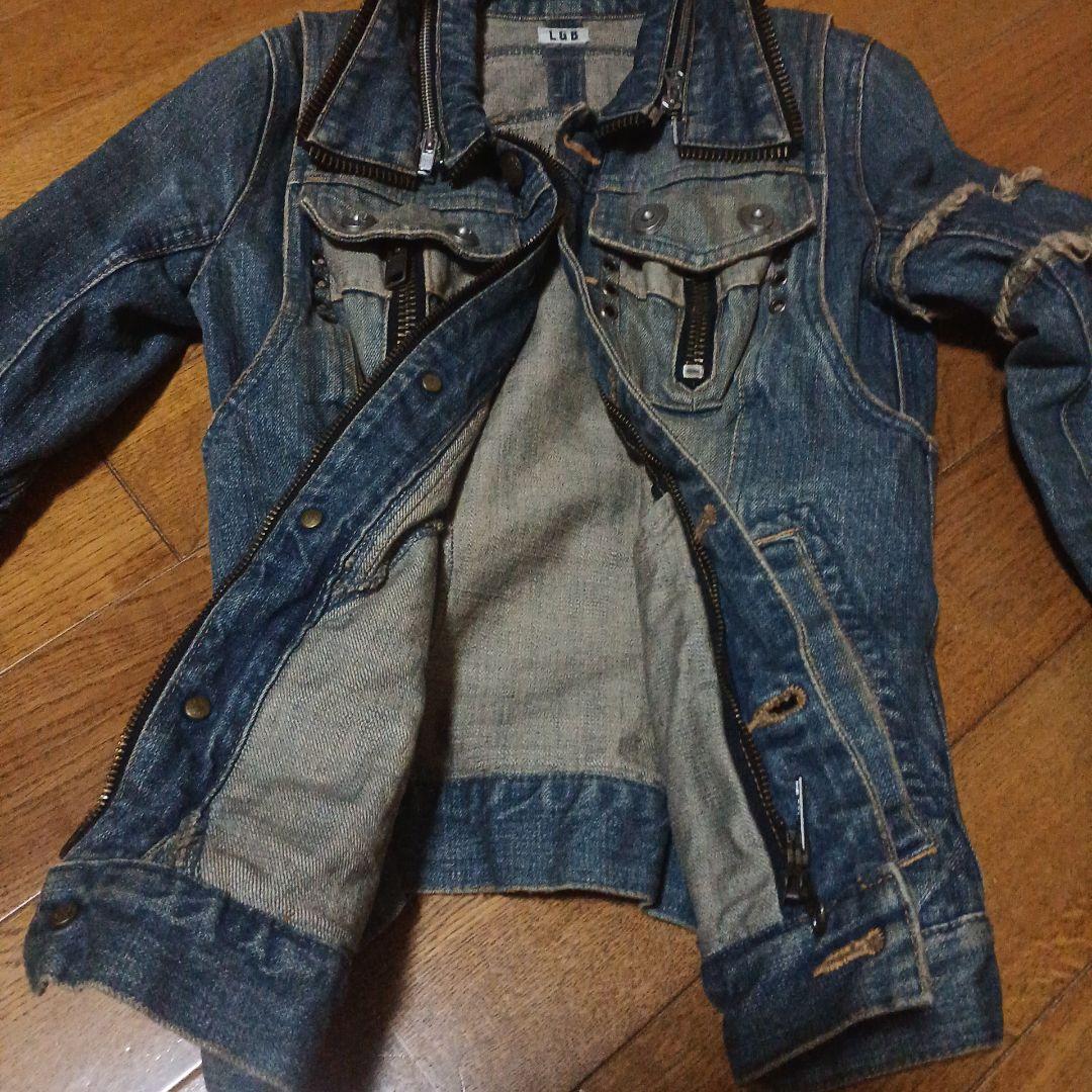 L.G.B. ルグランブルー ダメージ加工デニムジャケット