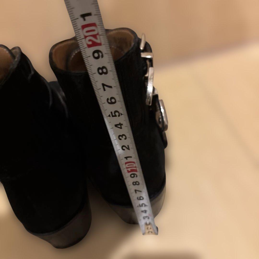 TOGA PULLA レディースショートブーツ Black Suede 38