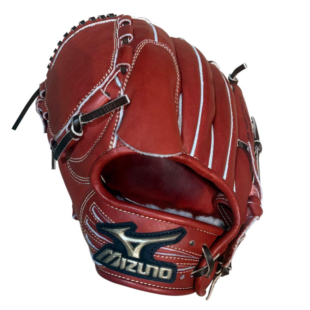 MIZUNOグローバルエリート 左投げ用 サウスポー 左 Lサイズ赤