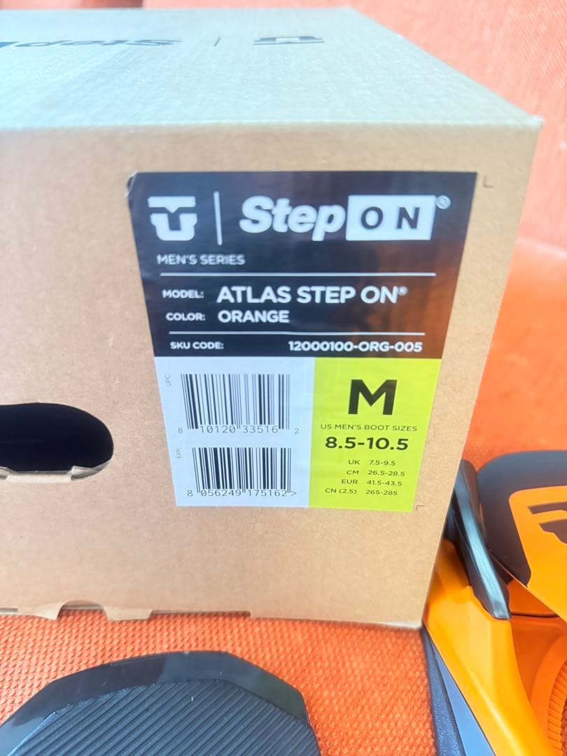 美品 UNION ATLAS STEP ON 25/26 M ステップオン