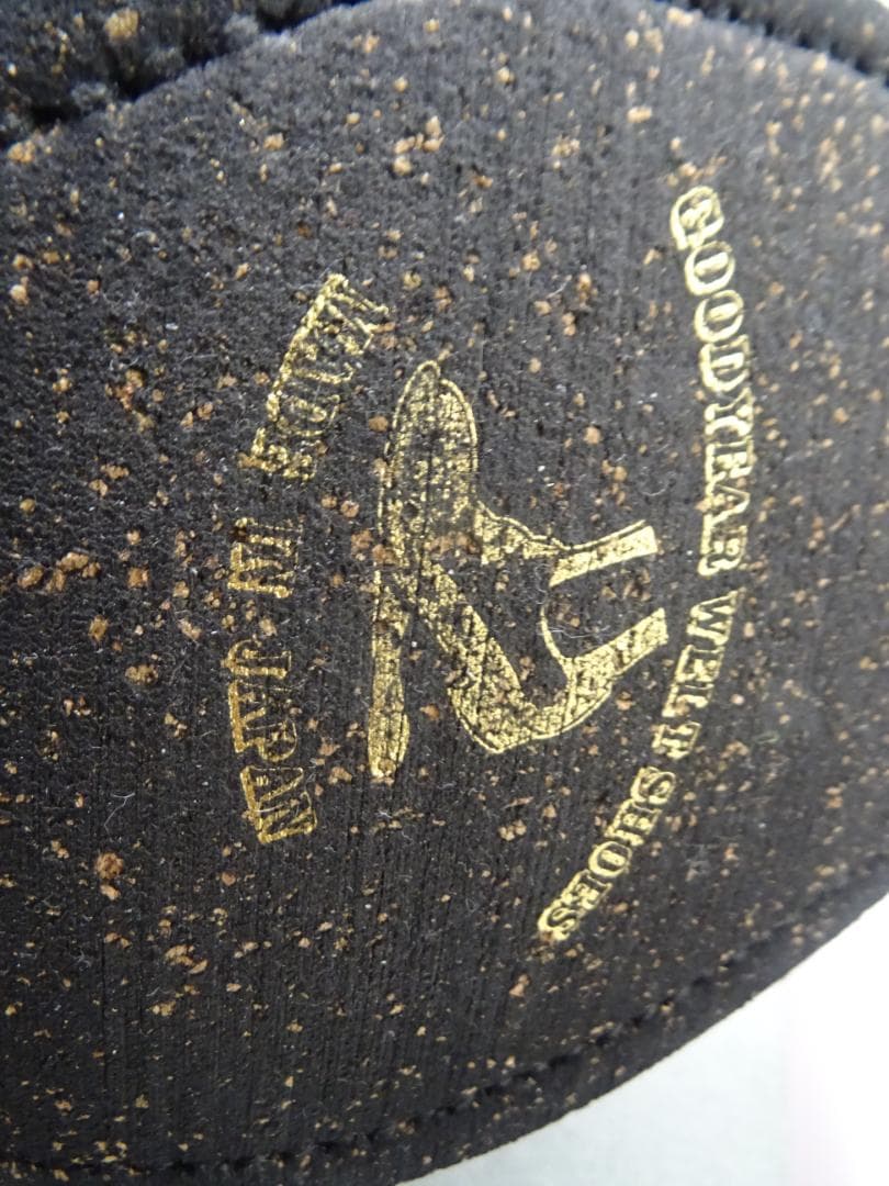 m*a様 リーガルレースアップブーツ黒24.5cmクロム鞣し栃木レザーグッドイヤ