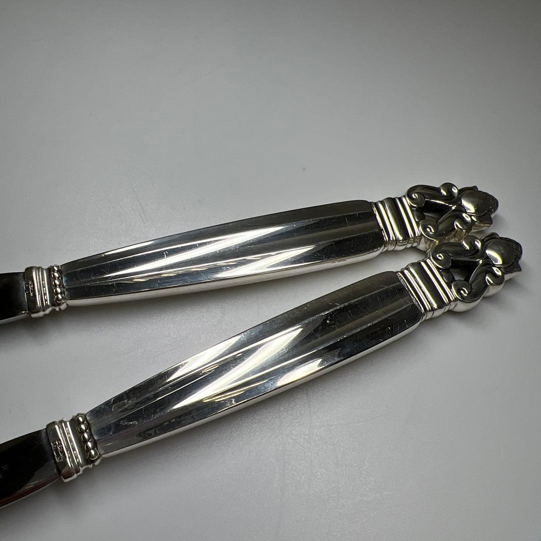 ジョージジェンセン　スプーン2本Sterling178g 東Y7-0917⭐︎2F