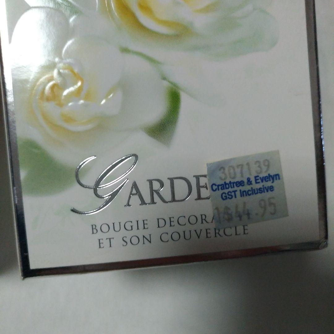 CRABTREE & EVELYN。 GARDENIA 。 キャンドル。 2個。