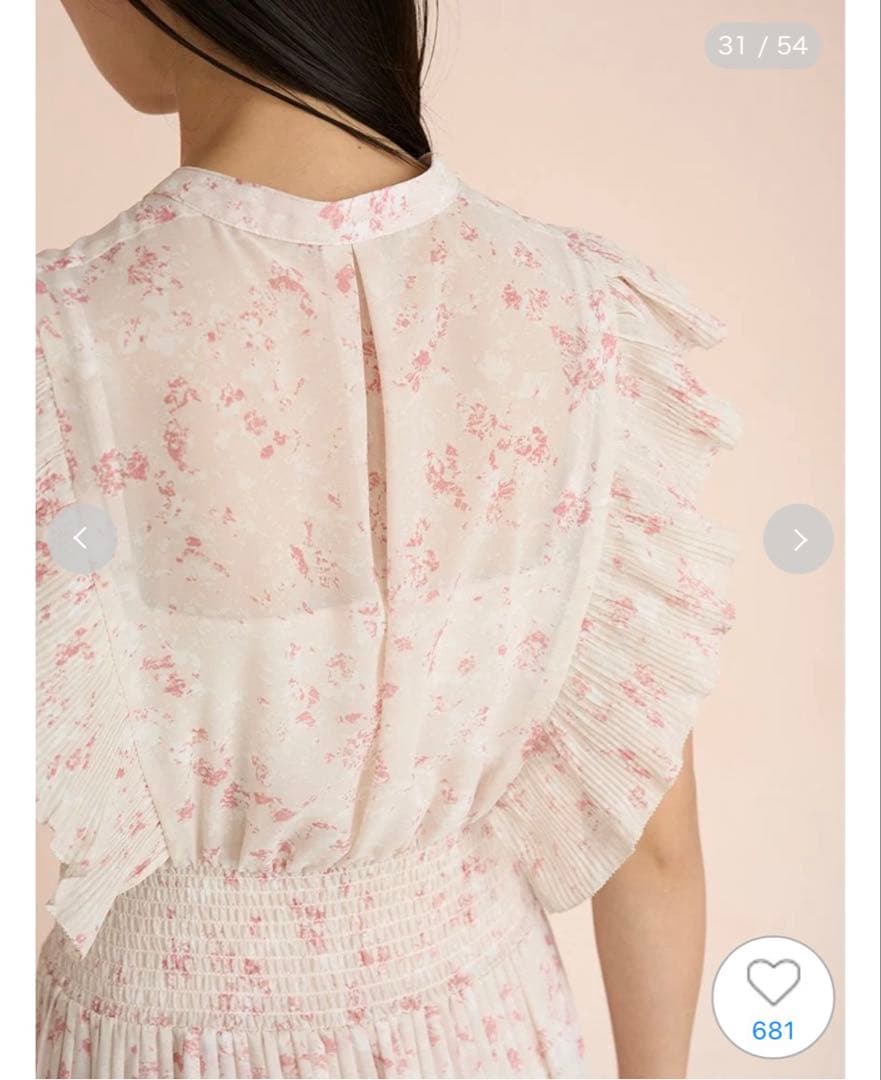 【00サイズ】SNIDEL sustainableフリルワンピース