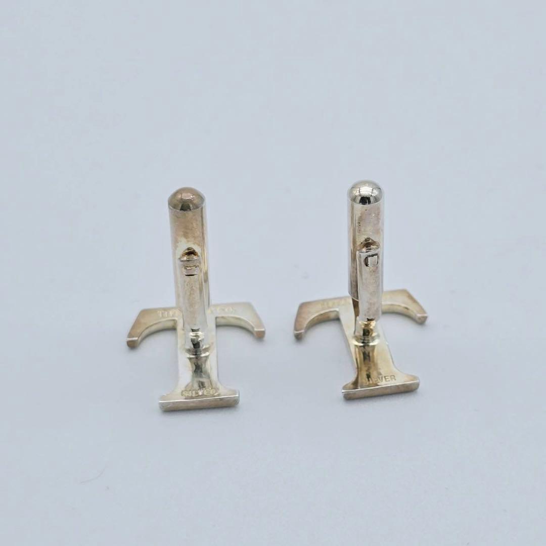 ★ティファニー★ カフリンクス タイタック ネクタイピン Tロゴ シルバー.