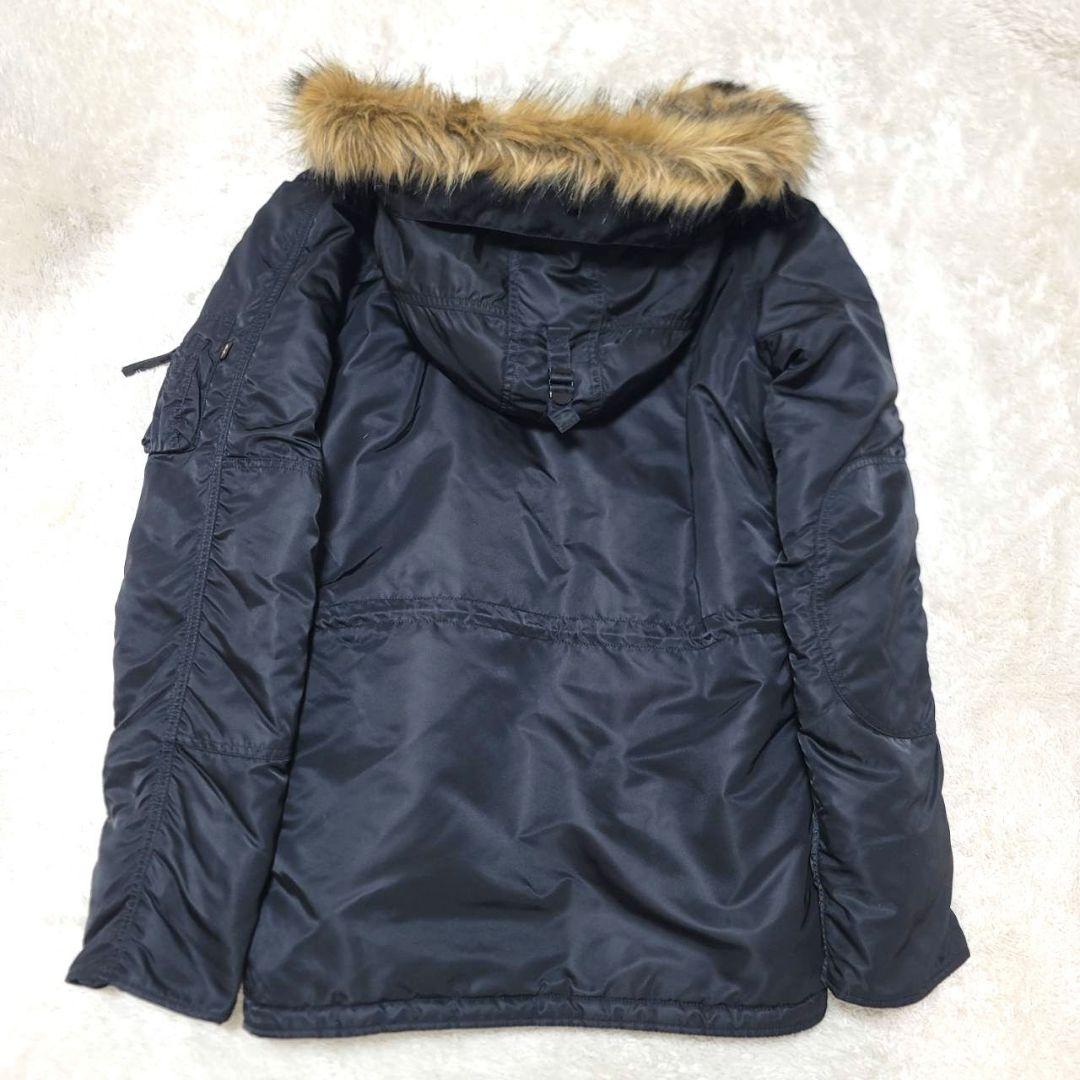 美品 アルファインダストリーズ N-3B フライトジャケット XL ブラック
