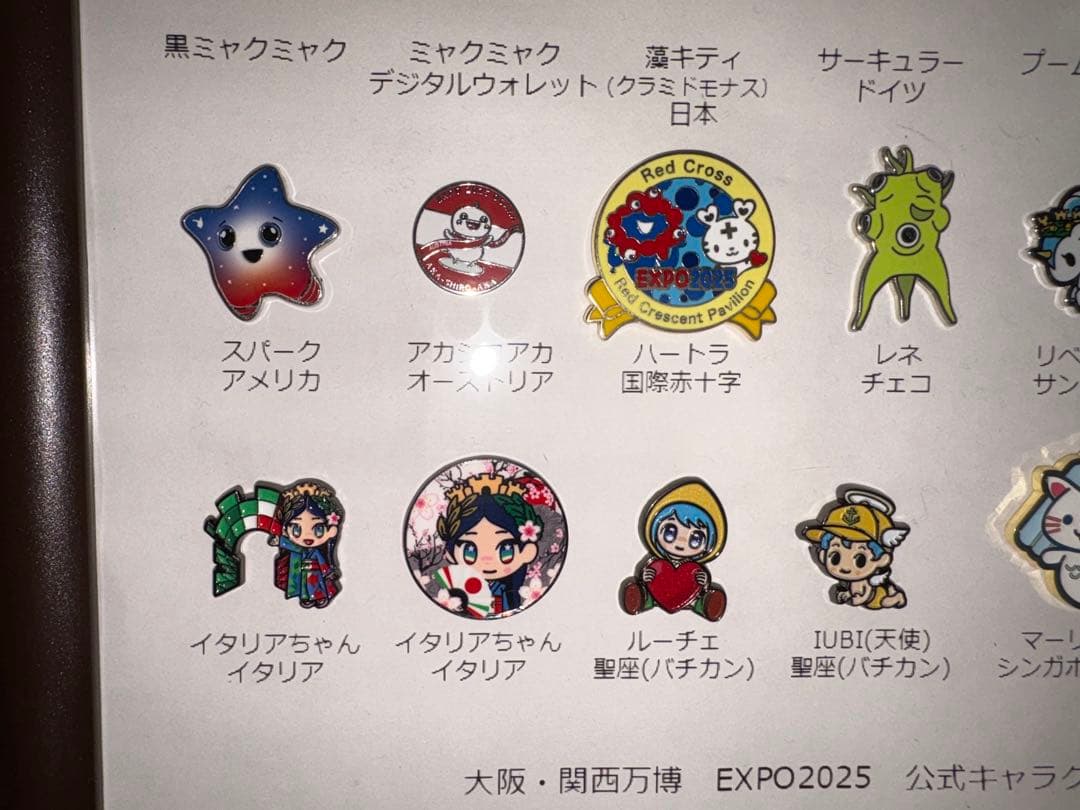 EXPO2025 キャラクターピンバッジセット