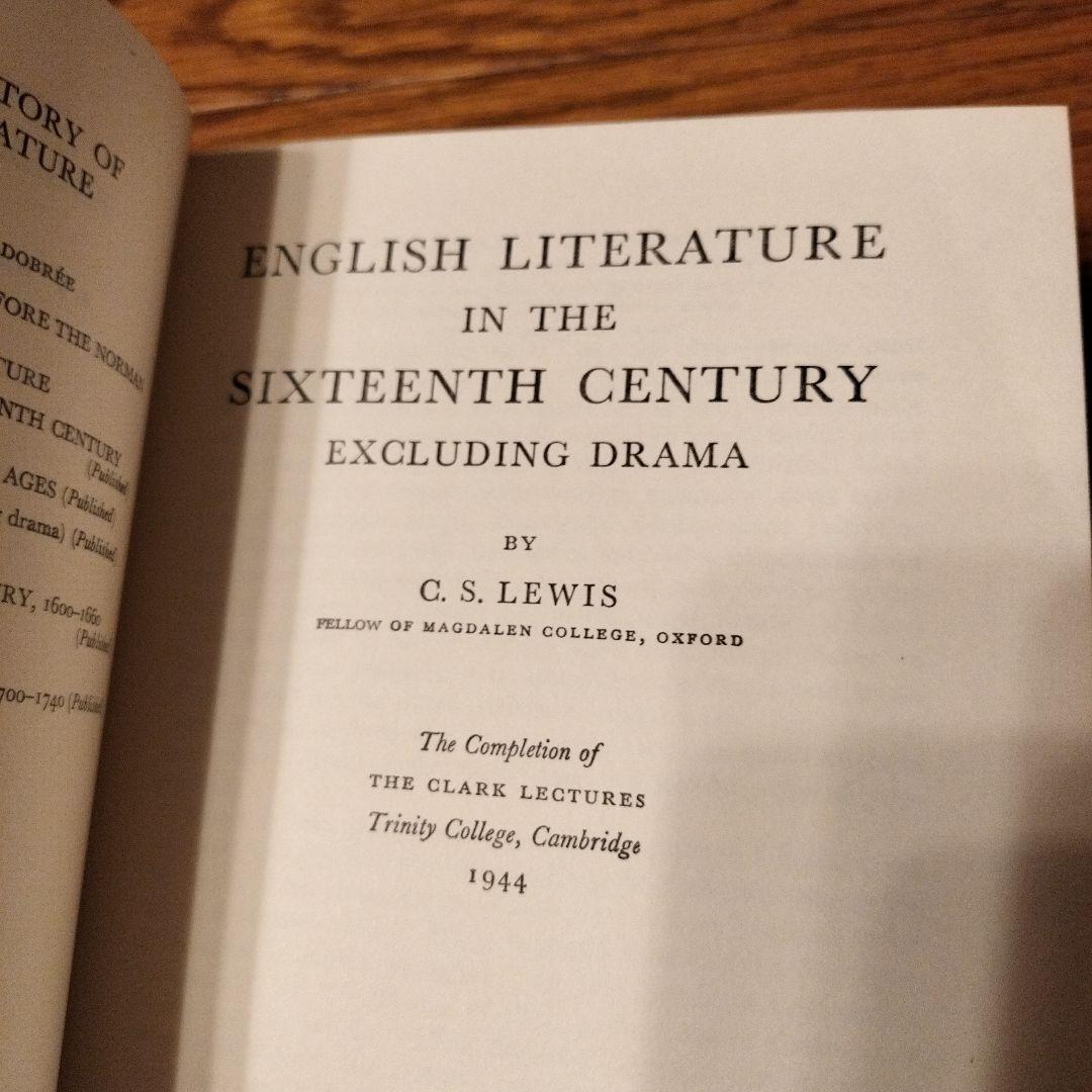 洋書 ENGLISH LITERATURE IN THE SIXTEENTH CENT