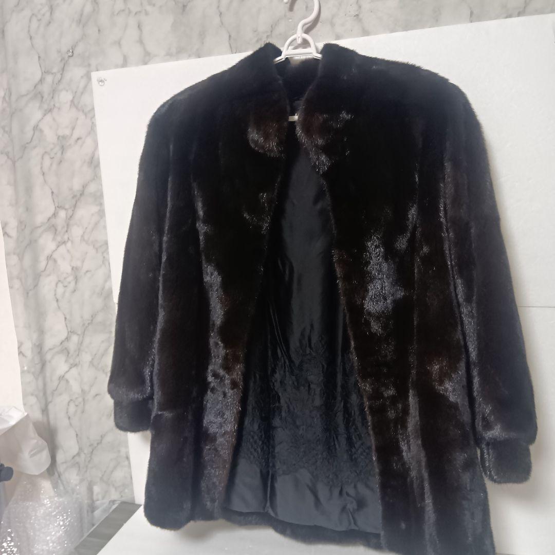 SAIKATSU　毛皮 コート 13号　大きめサイズ