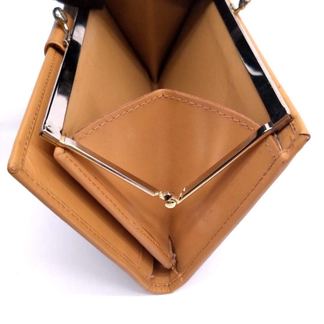 CELINE M12 長財布 がま口 マカダム柄 ヴィンテージ ブラウン