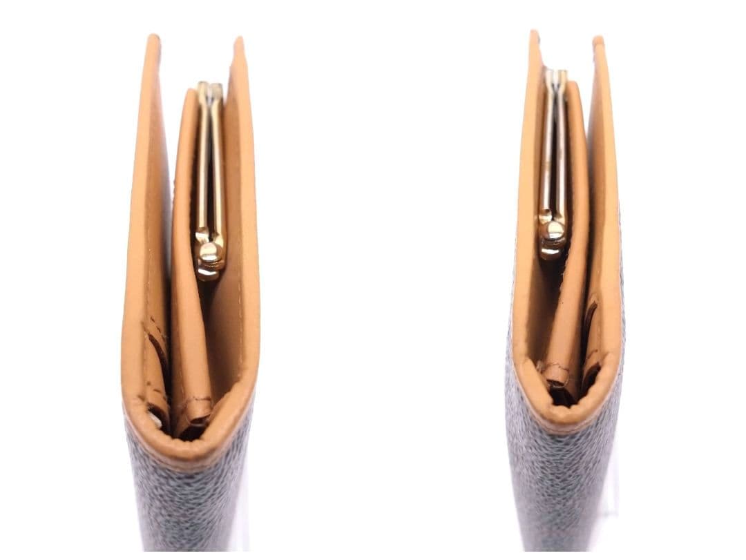 CELINE M12 長財布 がま口 マカダム柄 ヴィンテージ ブラウン