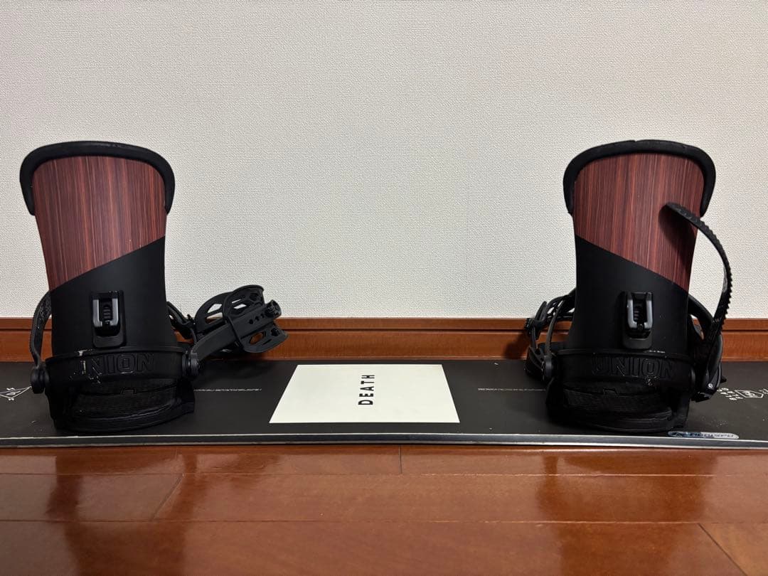 DEATH LABEL BLACK FLAG板154 UNIONビンディング付き