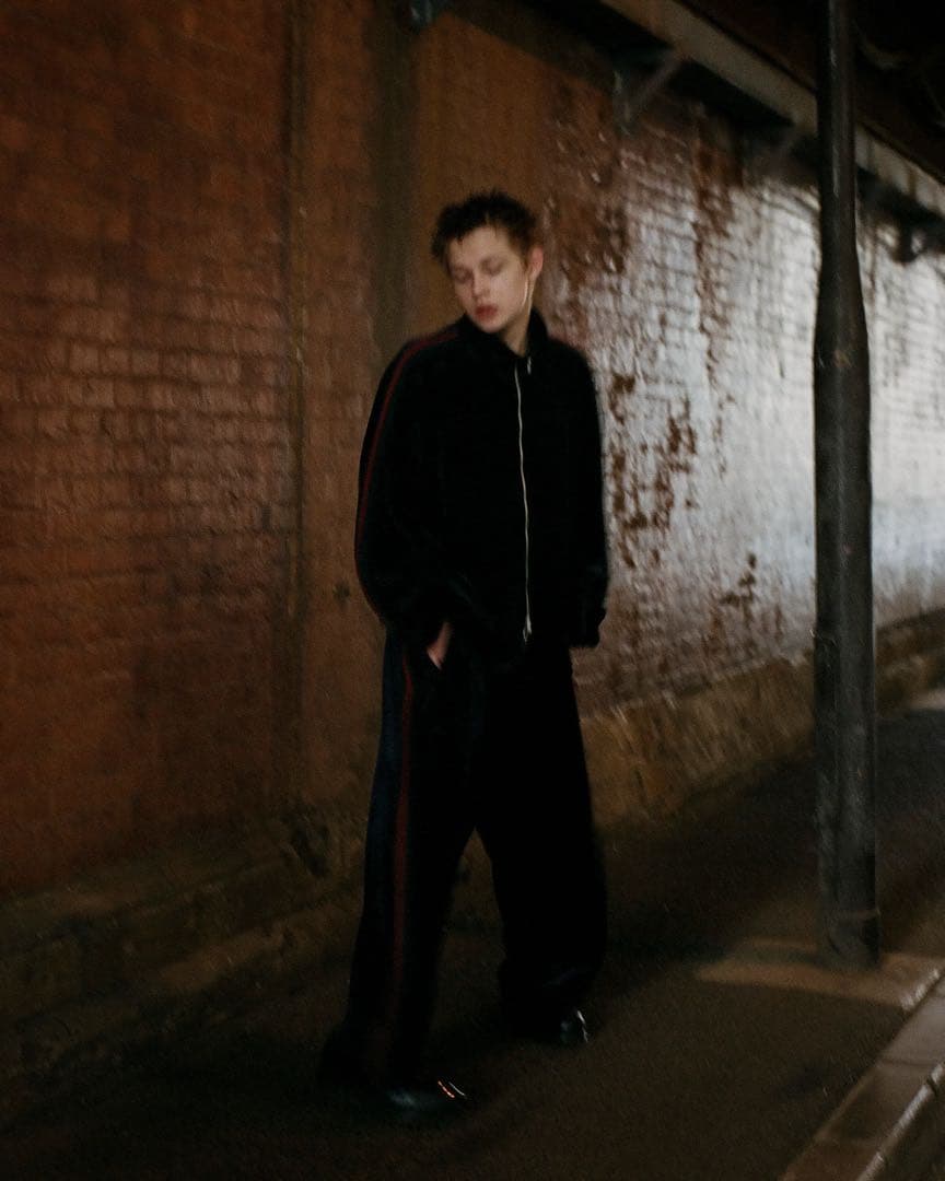 パンツ The DUFFER N NEPHEWS TRACK PANTS VELOURS