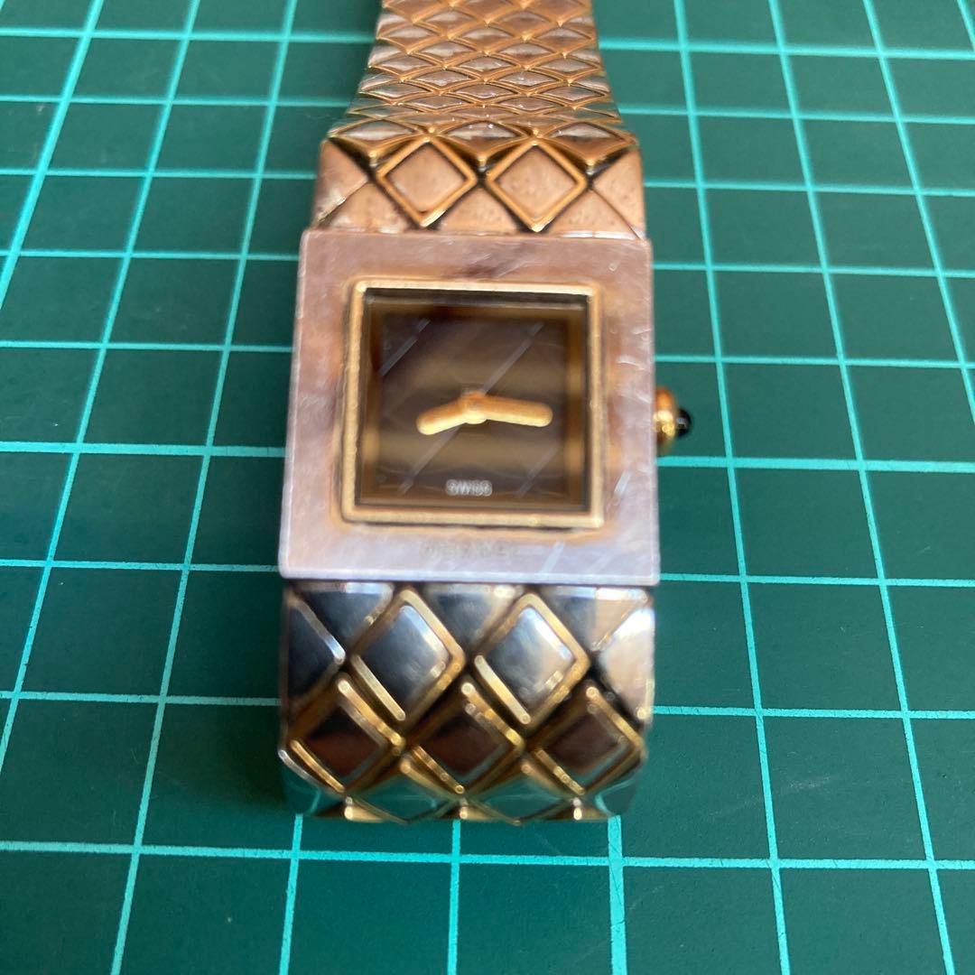 へ*可様 CHANEL マトラッセ　腕時計　ジャンク