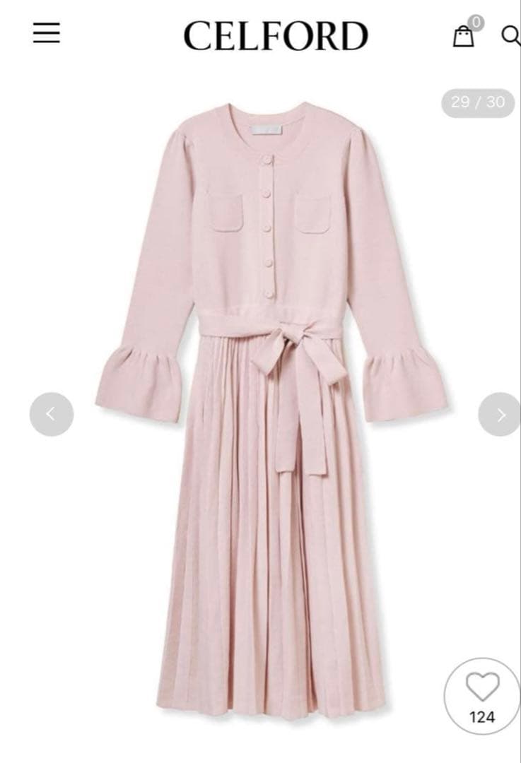 未使用　セルフォード　スプリングニットワンピース　38