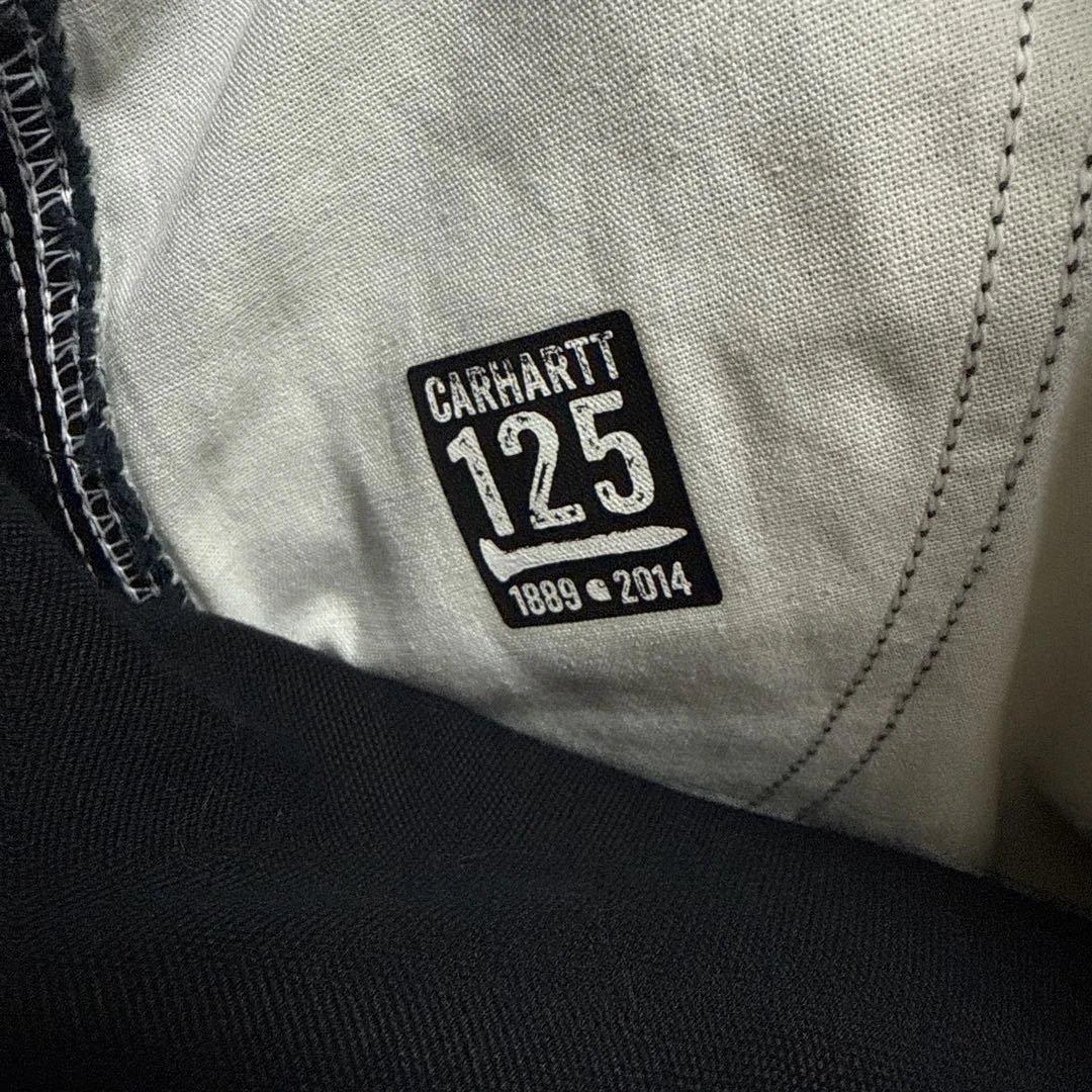 カーハート ダブルニー 125周年 USA製 W36 L32 ブラック 神サイズ