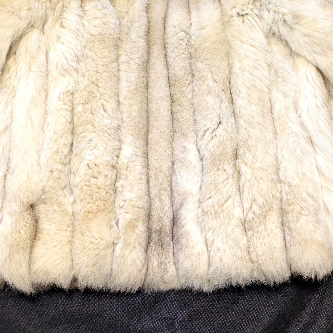 2-70【高級毛皮】フォックスファーコート　ボリューミー