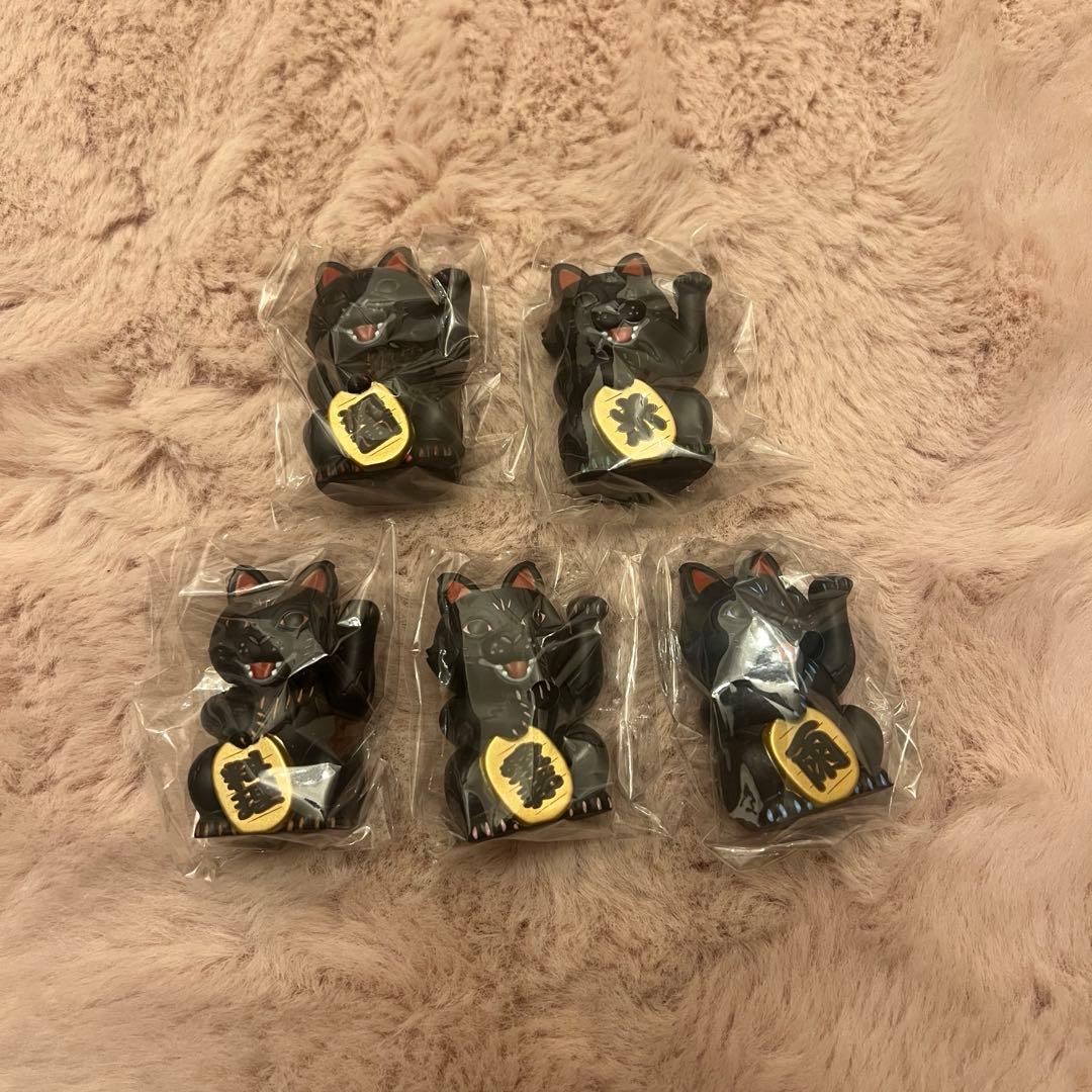 MAN WITH A MISSION 招きオオカミ 黒5種類セット