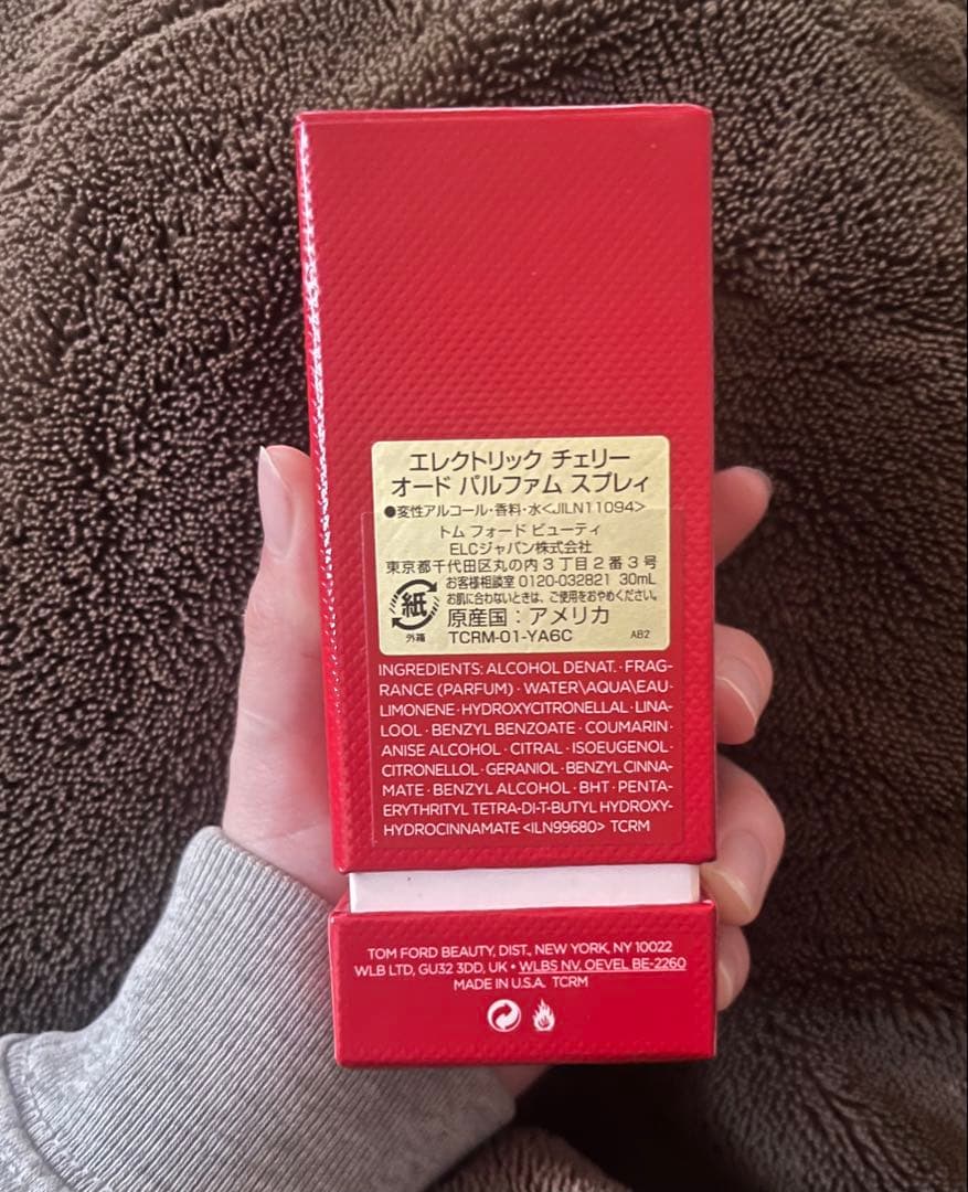 香水(女性用) TOM FORD ELECTRIC CHERRY 30ML