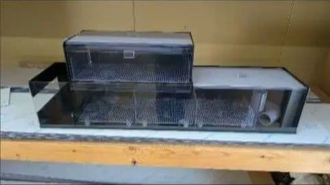 即購入可能　90cmガラス水槽用　上部フィルター　ウールボックス400引出