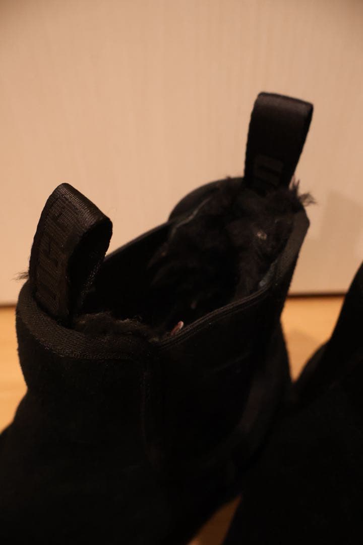 himeUGG アグ　厚底　ブーツ　限定　レア　サイドゴア　黒　ブラック