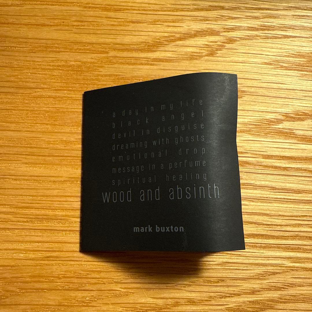 マークバクストンパフューム ウッドアンドアブサン Wood&Absinth