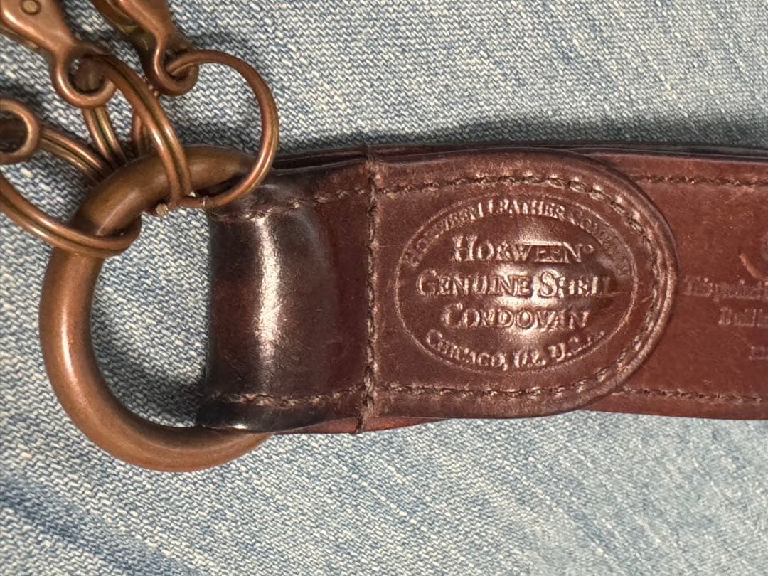 GANZO ガンゾ　SHELLCORDOVAN ループキーホルダー