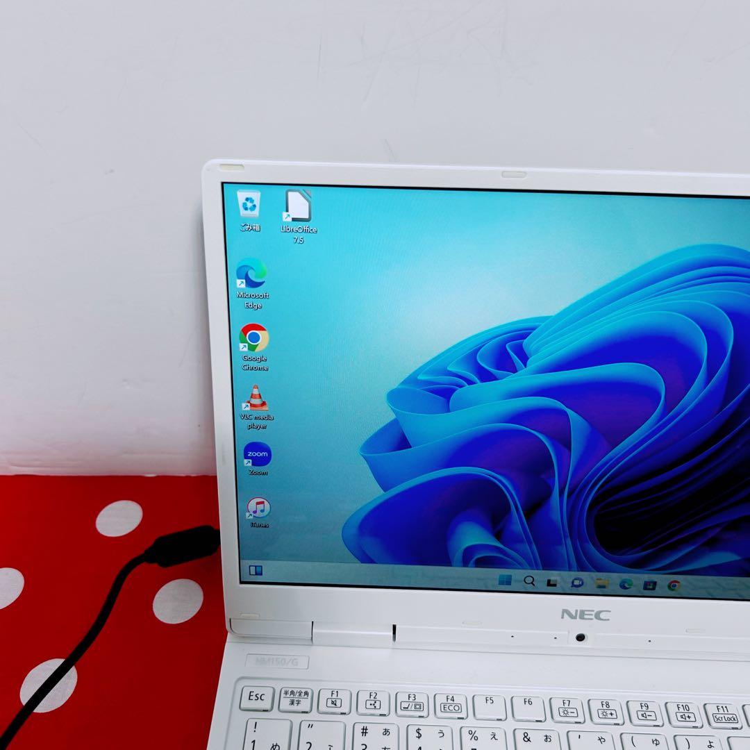A-93【NEC♡SSD】かわいい/初心者◎すぐ使えるノートパソコン