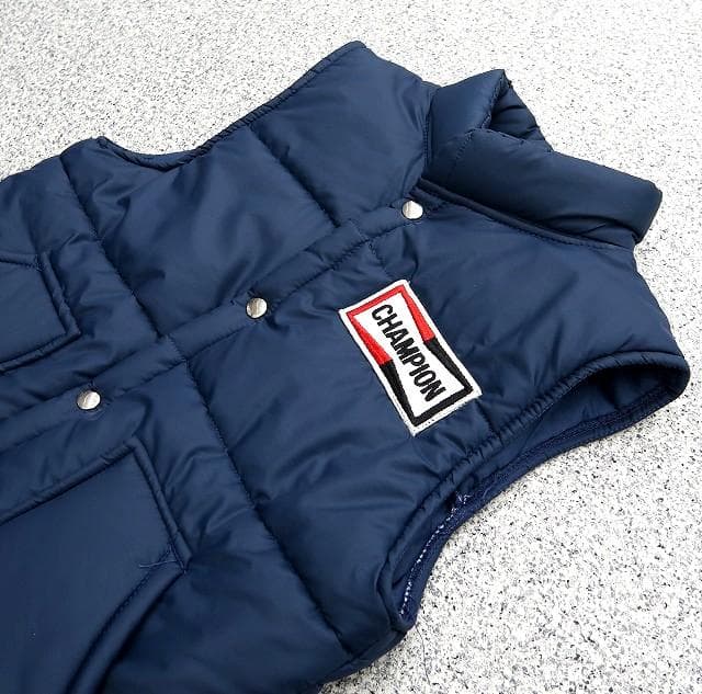 極美品 S 70s チャンピオン オフィシャル物 レーシング ベスト
