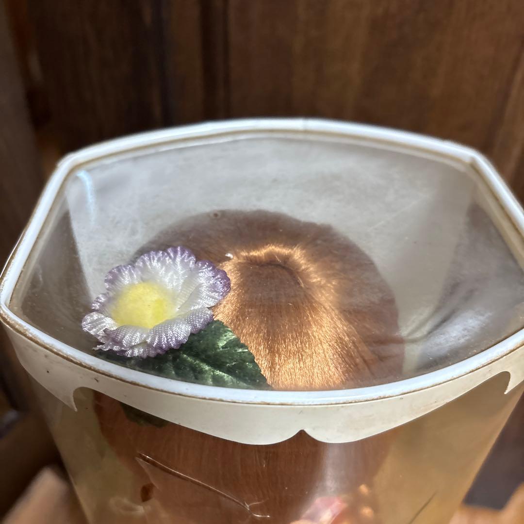 昭和 レトロ ポーズ人形 アンティーク ドール ロングヘア 女の子 飾り ケース