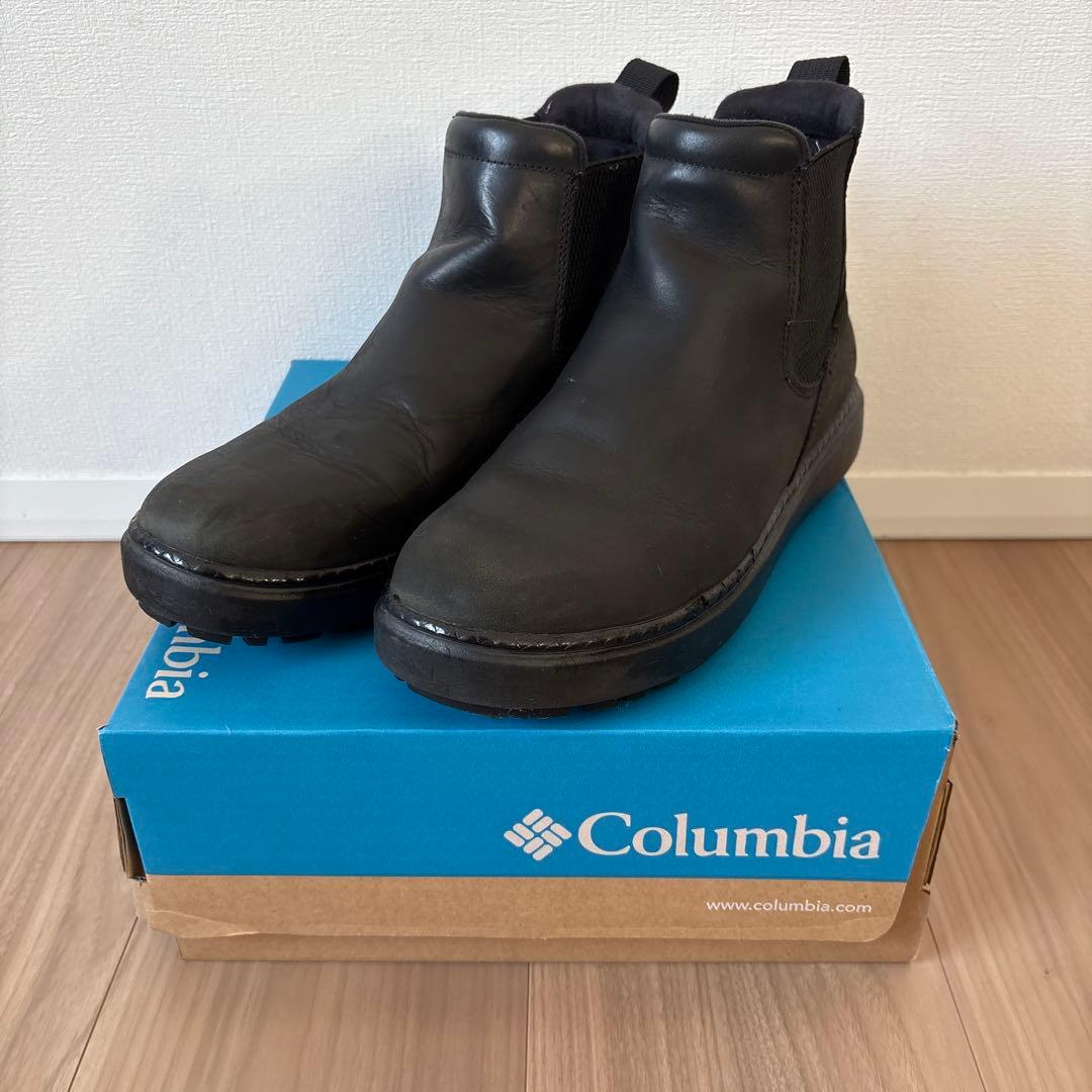 Columbia サップランド 25cmブラック サイドゴアブーツ