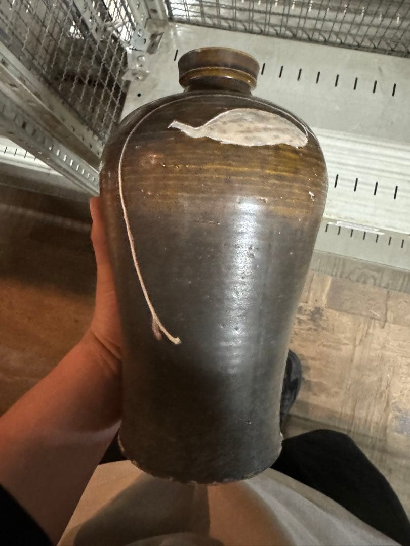 ‼️ダルマになりました‼️リサイクルFORT‼️唐物買取6/7⑧‼️中国の黒釉花瓶