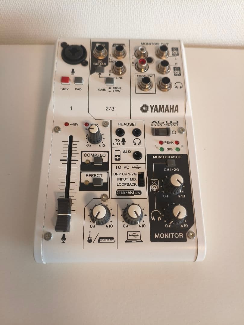 YAMAHA ヤマハ AG03 オーディオインターフェース ミキサー